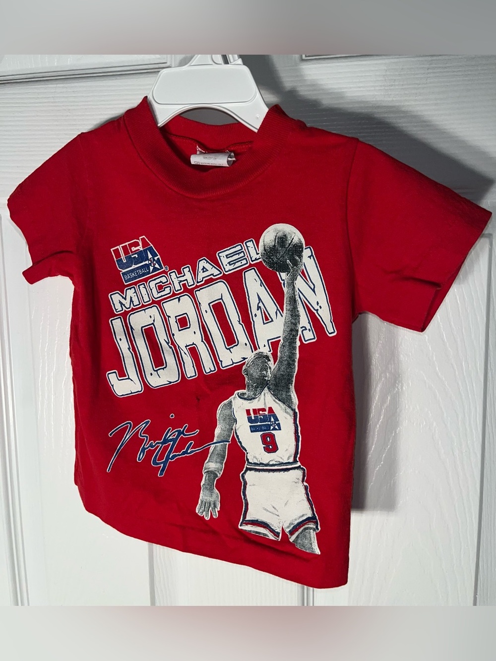 Vintage Official USA Basketball Dream Team Michael Jordan T Shirt Toddler 3T